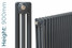 NF3-A-900-TH - Infinity Anthracite 3 Column Radiator 13 Sections H900mm X W622mm NF3-A-900-TH - Infinity Anthracite 3 Column Radiator 13 Sections H900mm X W622mm